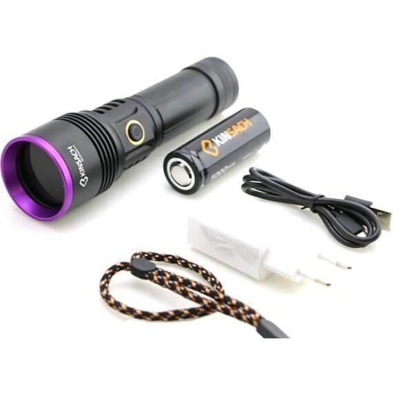 چراغ قوه یووی کینساچ مدل KS-UV365nm با پاوربانک — تصویر ۶