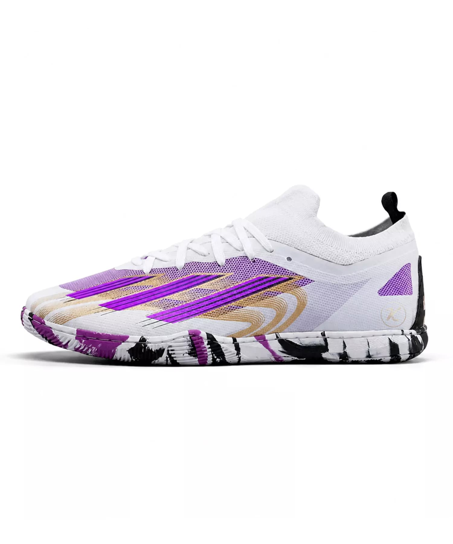 کفش سالنی آدیداس کریزی فست سفید بنفش Adidas Crazy Fast