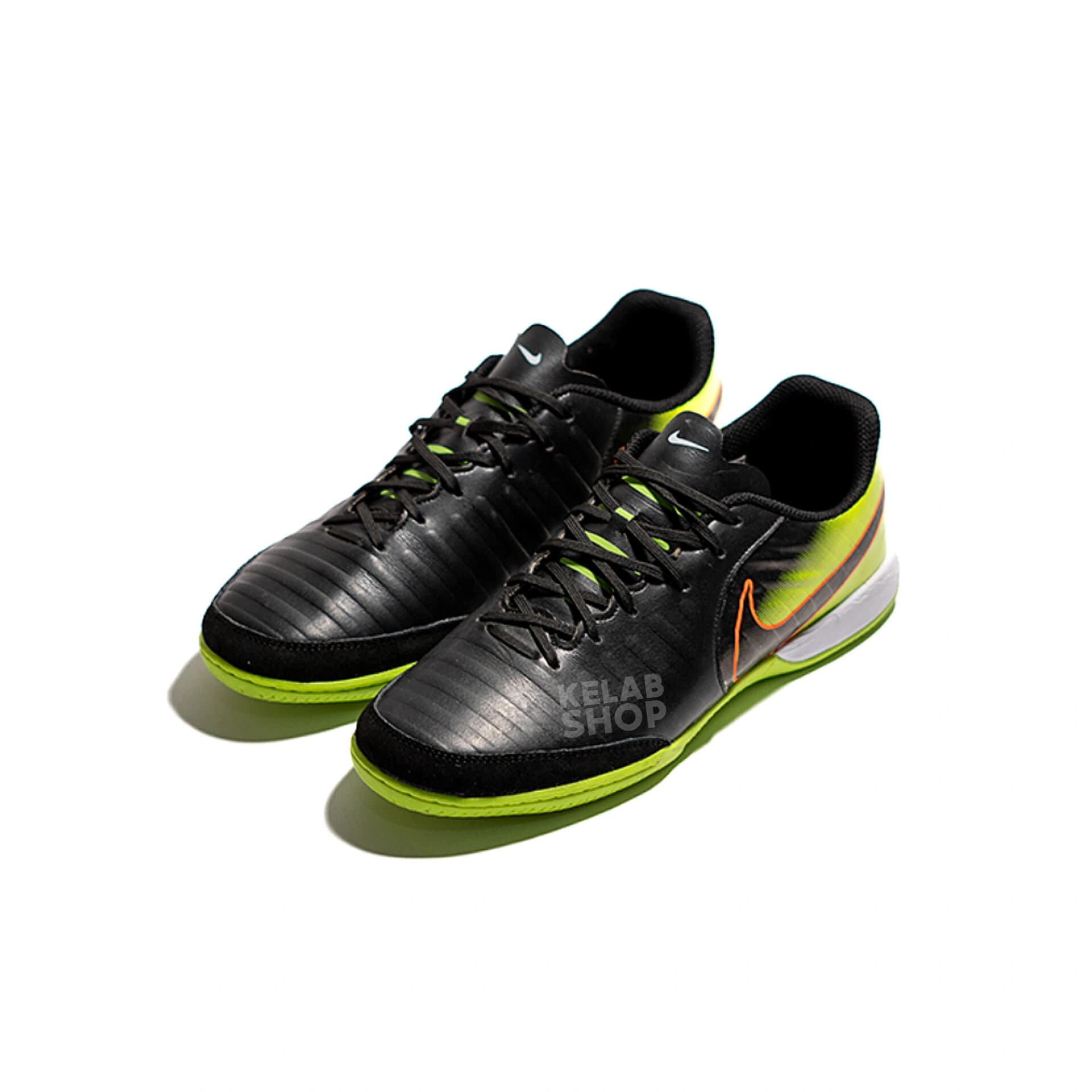 کفش سالنی تمپو ایکس مشکی سبز Nike Tiempo X — تصویر ۵