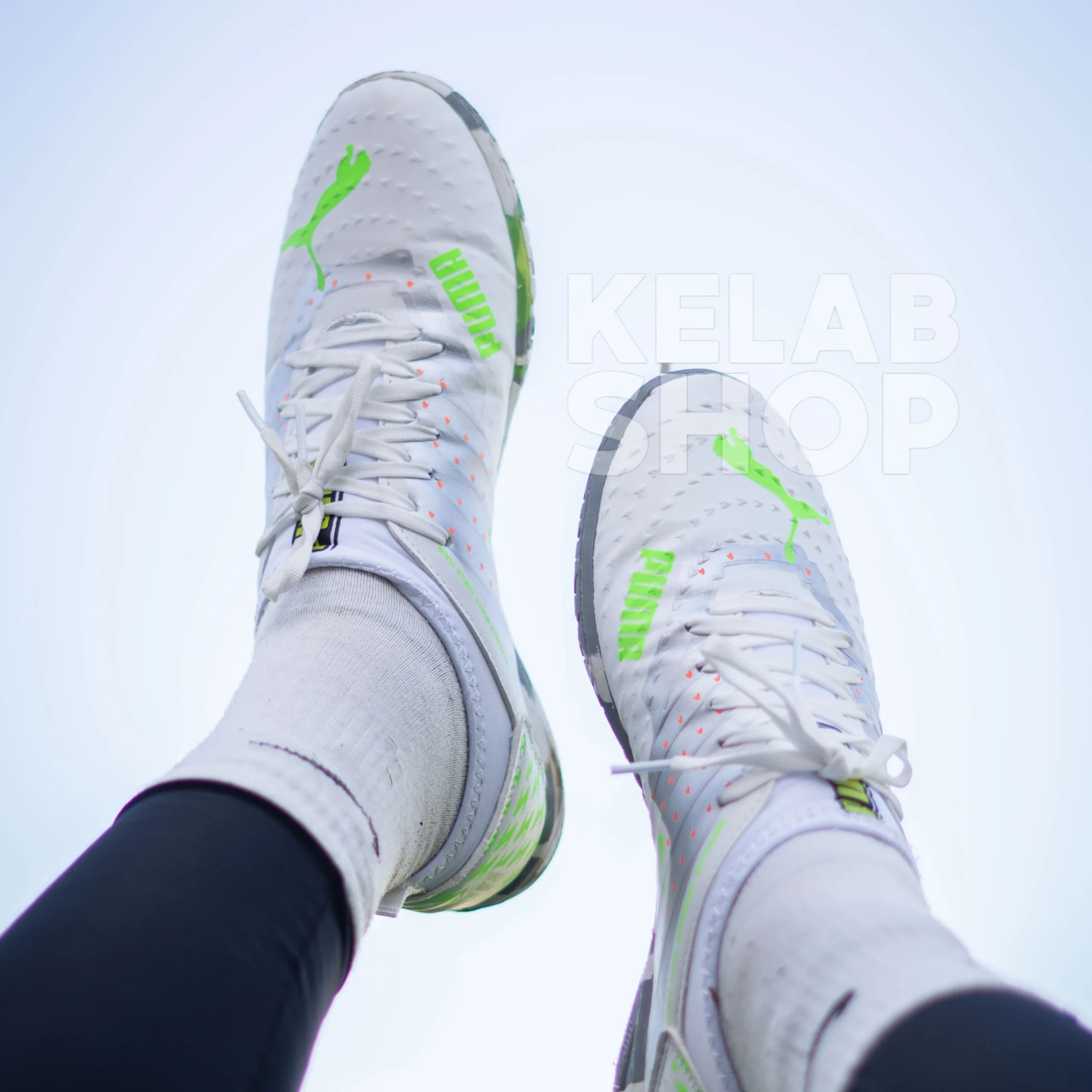 کفش سالنی پوما فیوچر سفید فسفری Puma Future — تصویر ۶