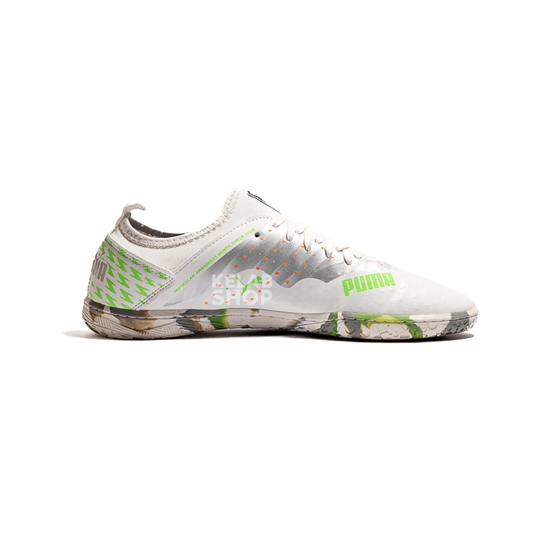 کفش سالنی پوما فیوچر سفید فسفری Puma Future — تصویر ۴
