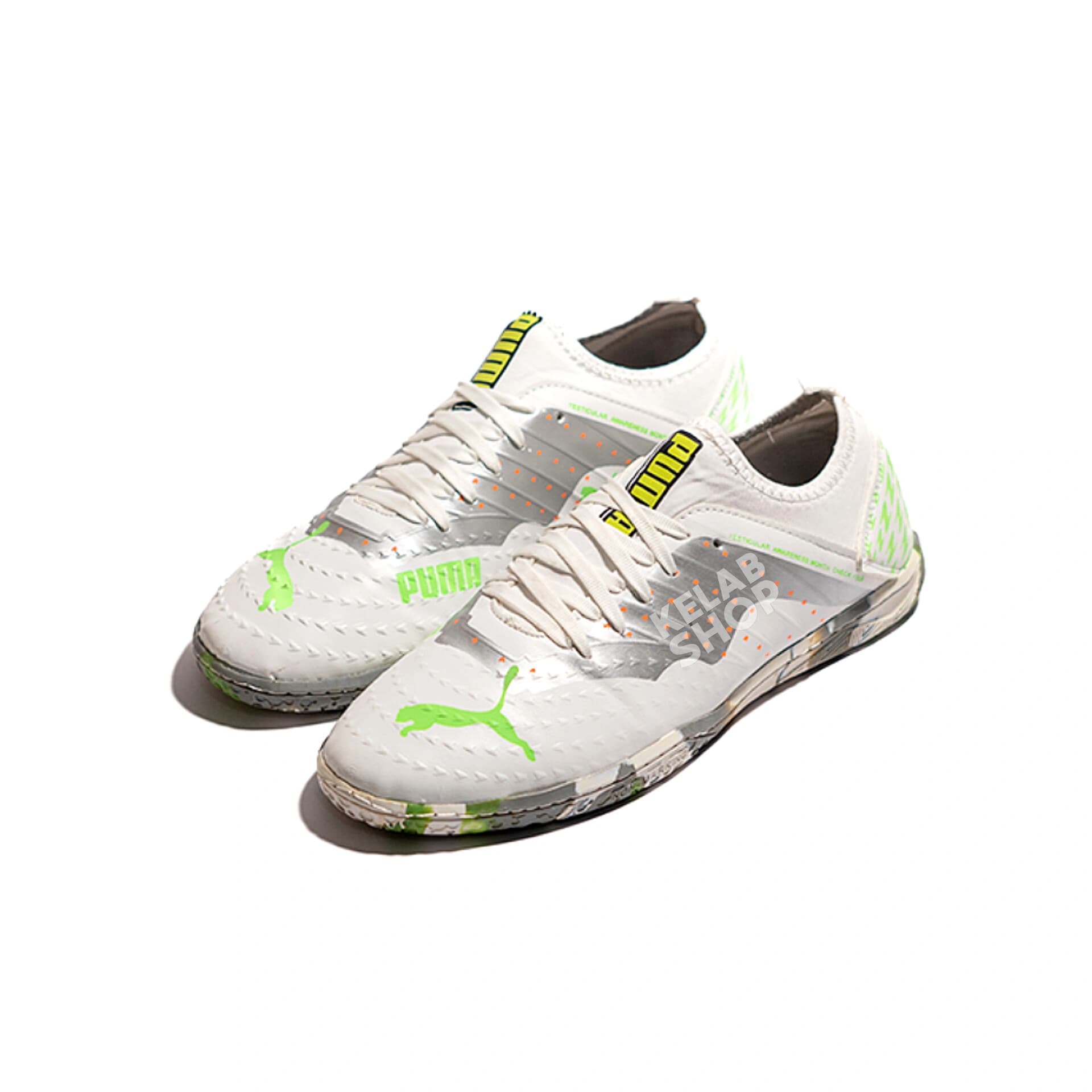 کفش سالنی پوما فیوچر سفید فسفری Puma Future — تصویر ۵