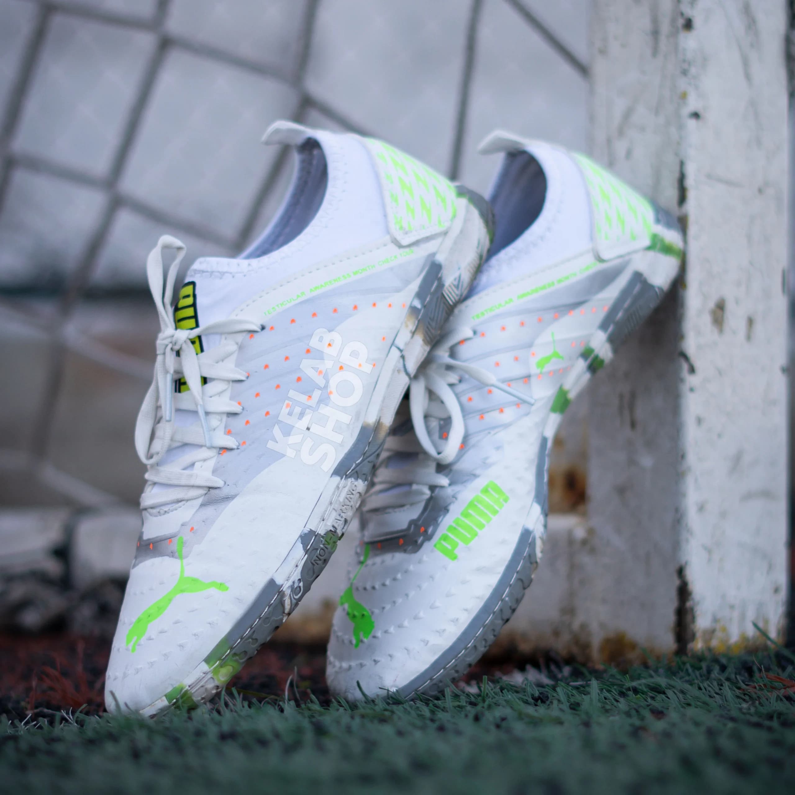 کفش سالنی پوما فیوچر سفید فسفری Puma Future — تصویر ۸
