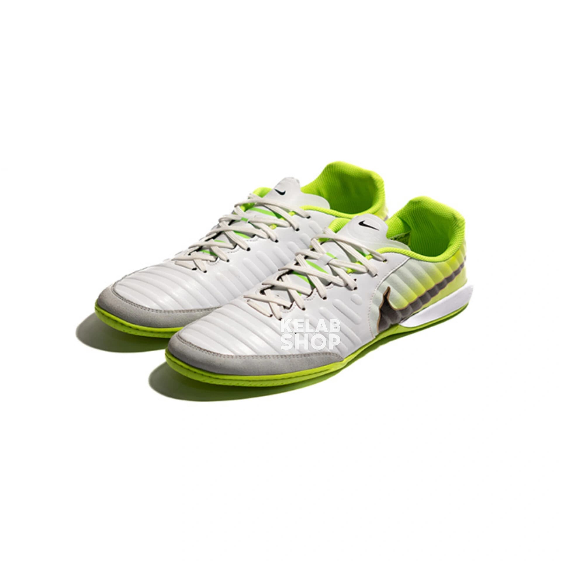 کفش فوتسال تمپو ایکس سفید سبز Nike Tiempo X — تصویر ۵