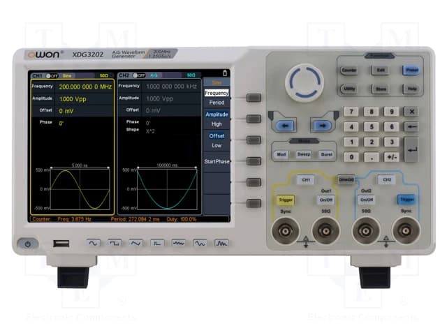 سوئیپ فانکشن ژنراتور 200 مگاهرتز Touch مدل XDG3202 ساخت کمپانی OWON
