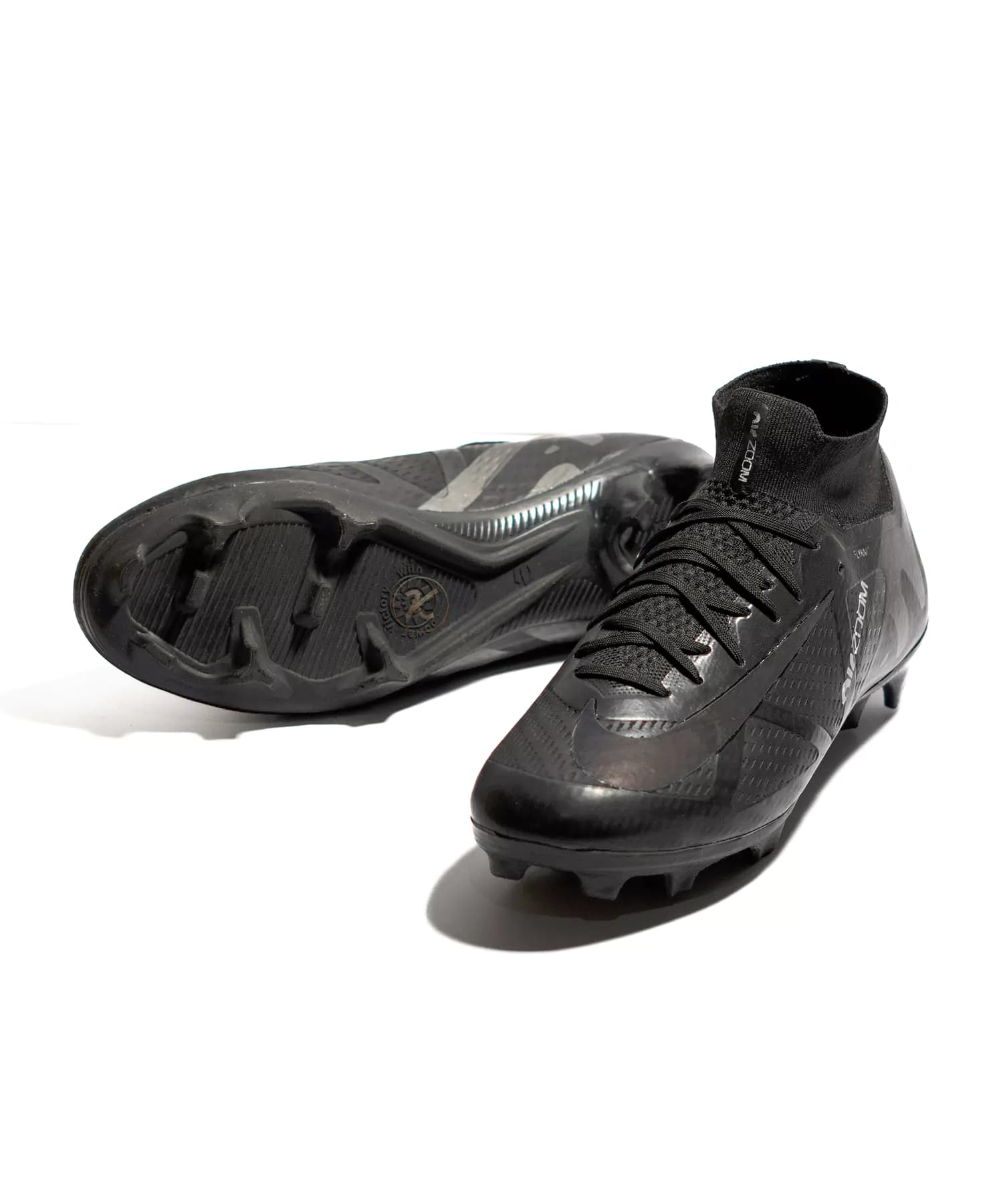 کفش فوتبال نایک مرکوریال ایرزوم مشکی ساقدار Nike Airzoom{نایک شبرنگ} — تصویر ۵