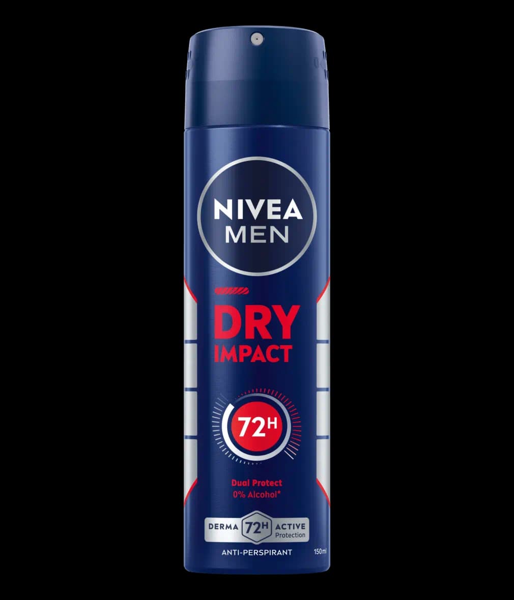 اسپری ضد تعریق مردانه نیوا NIVEA مدل Dry Impact رایحه اسپایسی، حجم 150ML