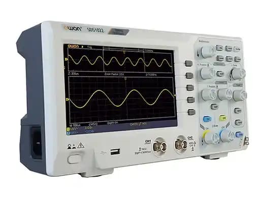 اسیلوسکوپ دیجیتال 20MHz دوکاناله مدل SDS-1022