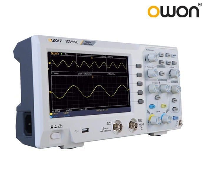 اسیلوسکوپ رومیزی دو کانال حافظه دار مدل SDS-1052