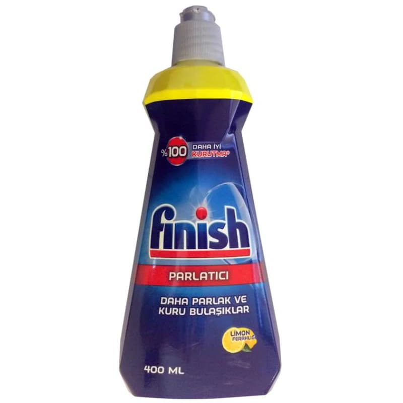 مایع جلادهنده ماشین ظرفشویی فینیش مدل Pashhache Parlatici با رایحه لیمو، حجم 400ML