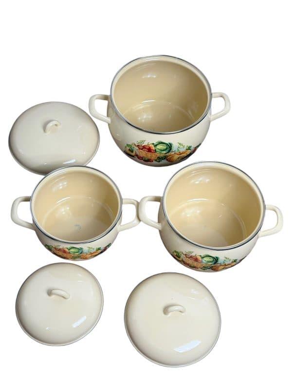سرویس قابلمه خمره ای لعابی روس کدو 7641 — تصویر ۵