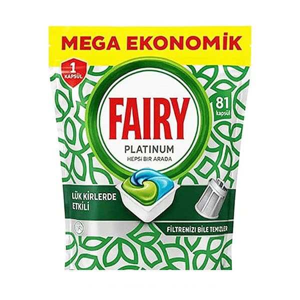 قرص ماشین ظرفشویی فیری FAiRY سری پلاتینیوم Platinum، بسته 80 عددی — تصویر ۲