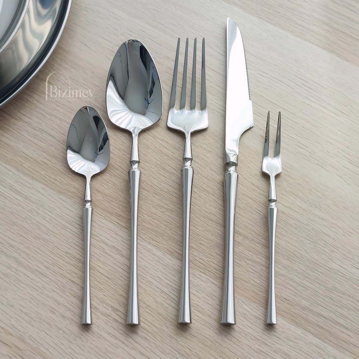 سرویس قاشق چنگال استیل ۳۰ پارچه — تصویر ۳