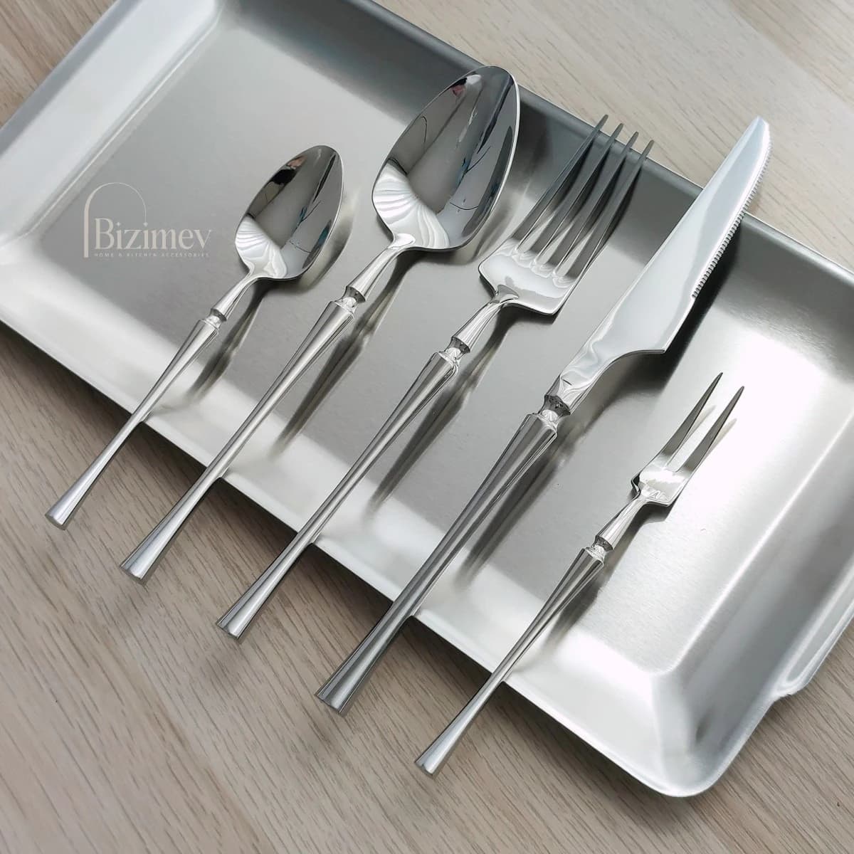 سرویس قاشق چنگال استیل ۳۰ پارچه