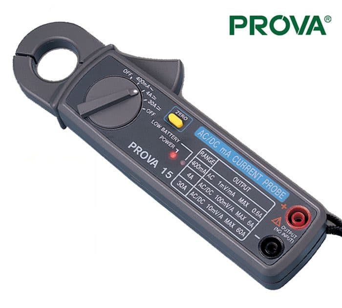 پراب جریان کلمپی میلی آمپر AC/DC Prova 15