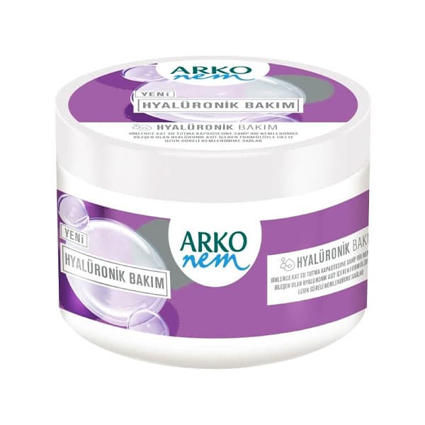 کرم آرکو نم Arko Nem مرطوب کننده قوی پروبیوتیک هیالورونیک Hyaluronik Bakim مناسب دست، صورت و بدن، حجم 420ML