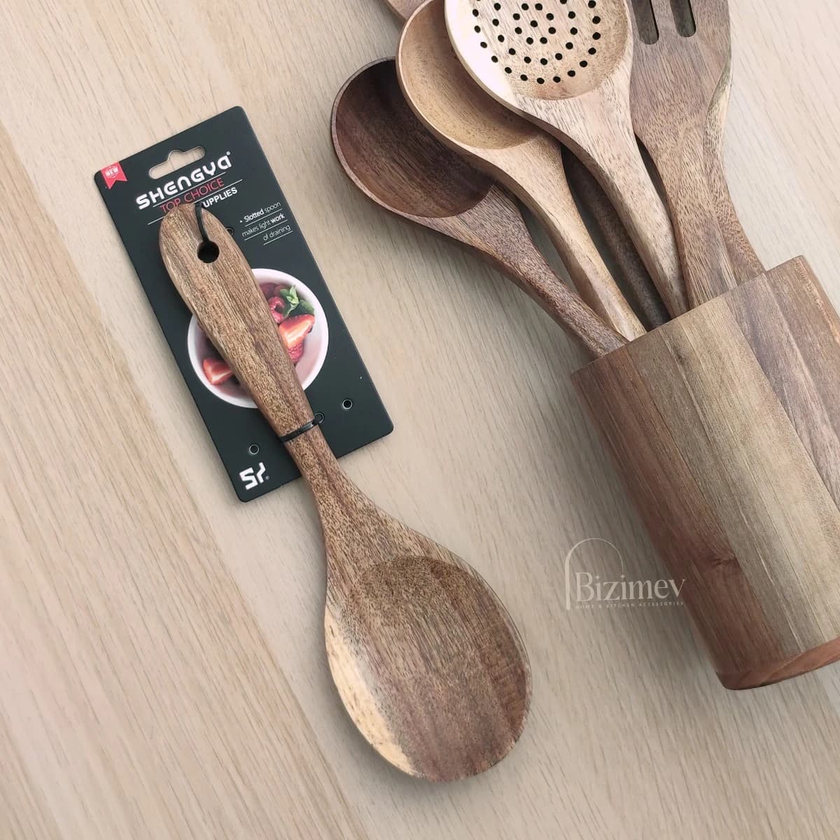 کفگیر چوبی شنگیا — تصویر ۹