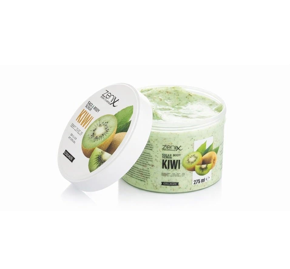 اسکراب پوست زنیکس Zenix لایه‌بردار ملایم حاوی کلاژن و عصاره کیوی، حجم 275ML