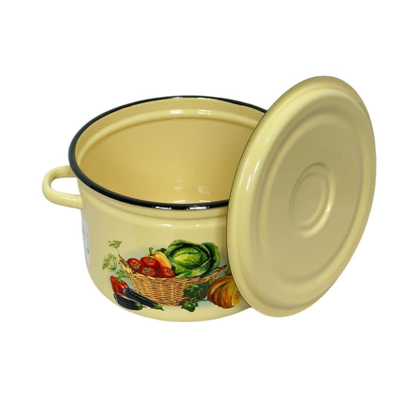 قابلمه7 لیتری لعابی روس کدو 7650 — تصویر ۳