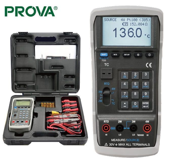 کالیبراتور ترمومتر، ترموکوپل (RTD+TC) مدل PROVA-136