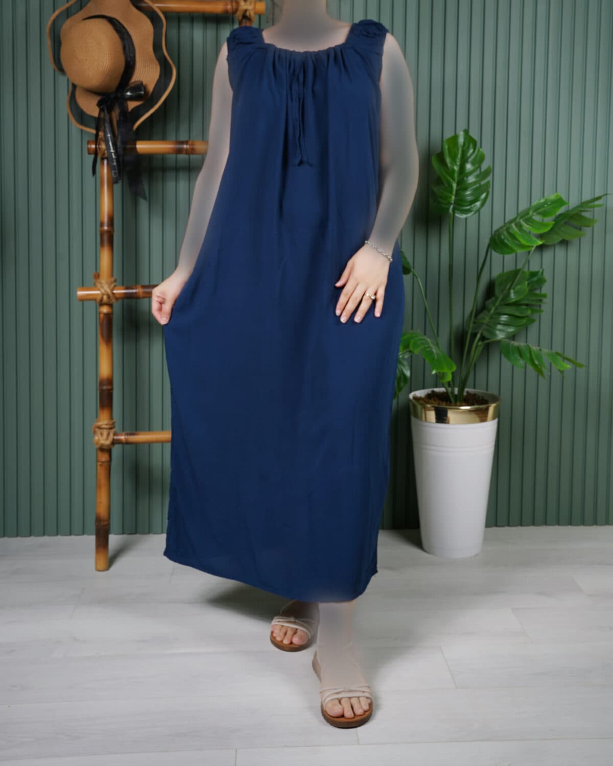 سارافون نخی ململ ساده U7577 — تصویر ۱۱