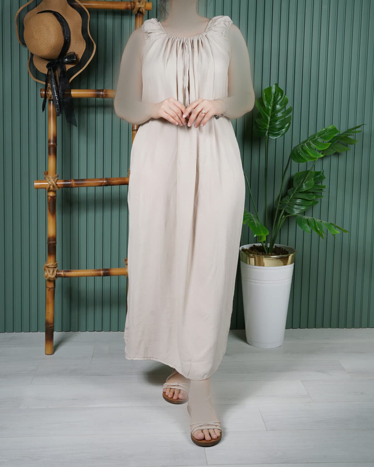 سارافون نخی ململ ساده U7577 — تصویر ۱۰