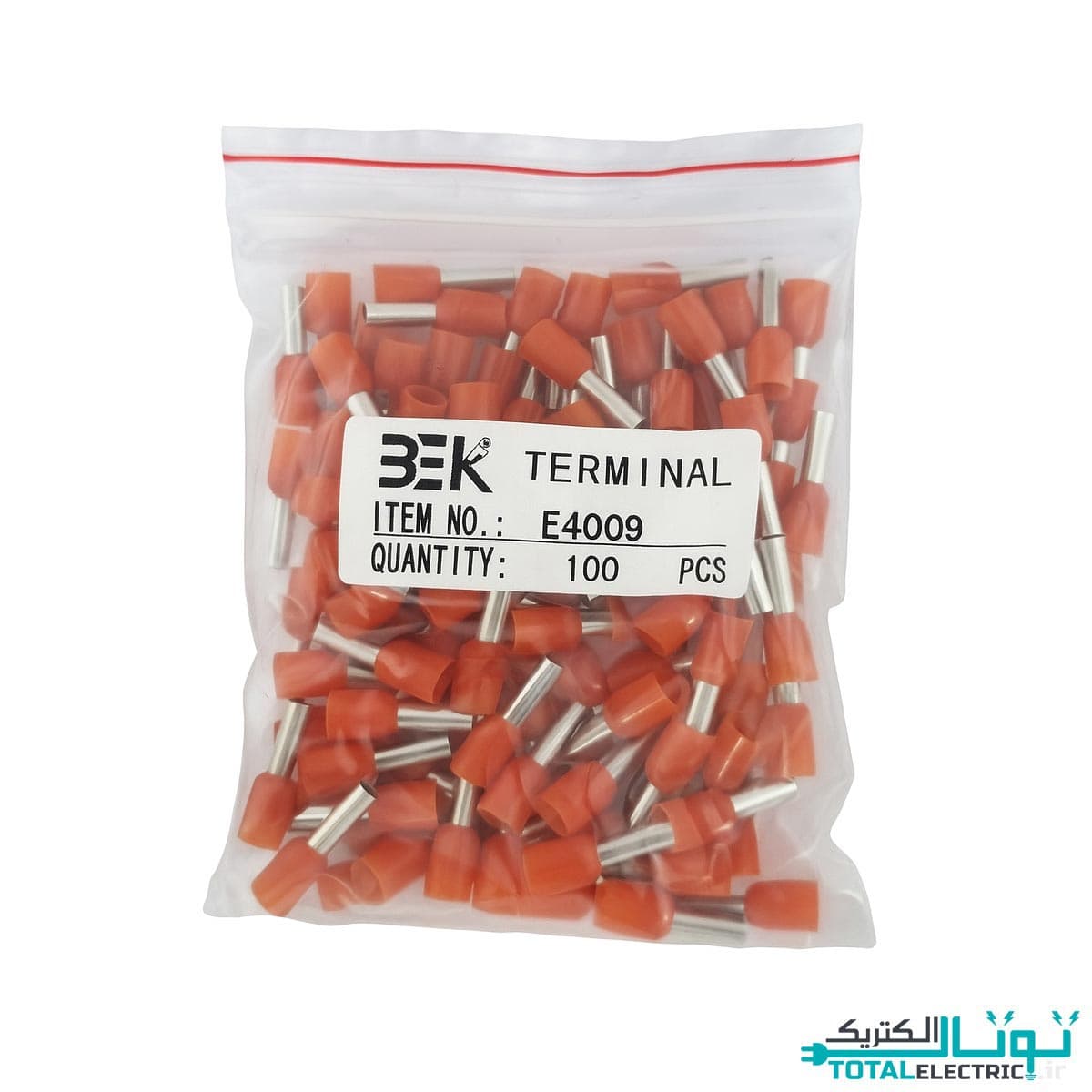وایرشو سایز 4 کلاته کد E4009 بسته 100 عددی — تصویر ۳