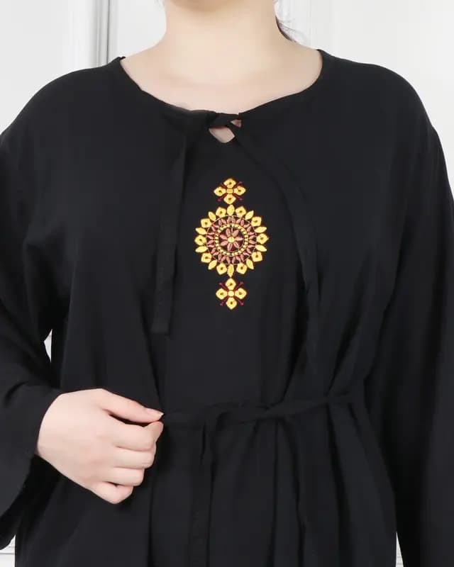 تونیک نخی گلدوزی خورشید 6974 — تصویر ۵