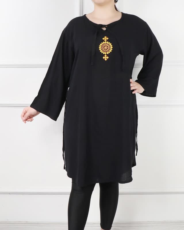 تونیک نخی گلدوزی خورشید 6974