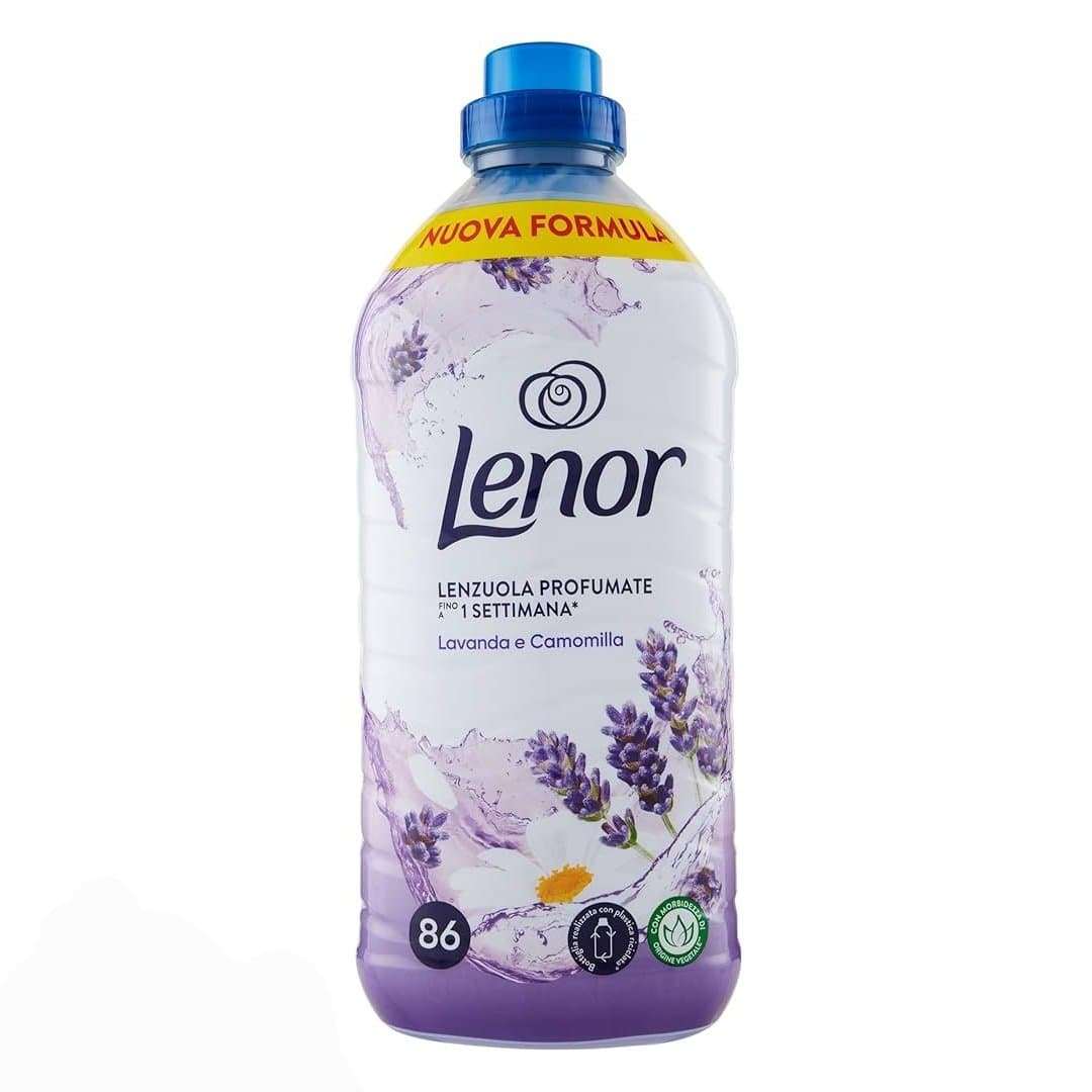 مایع نرم کننده و خوشبو کننده لباس لنور Lenor، رایحه لوندر (اسطوخودوس) و گل بابونه، حجم 1806ML