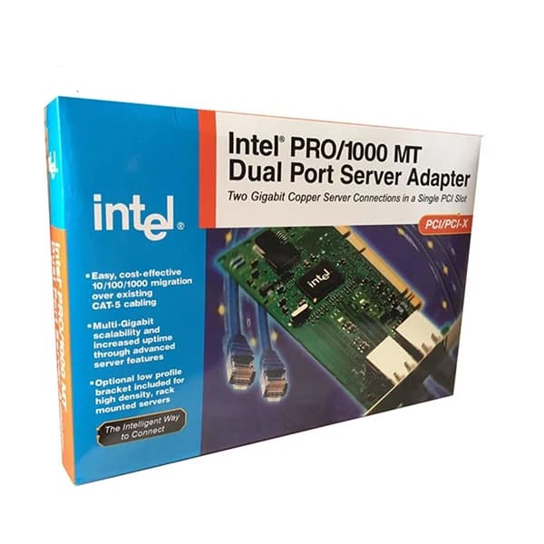کارت شبکه اینتل دو پورت 8492-intel