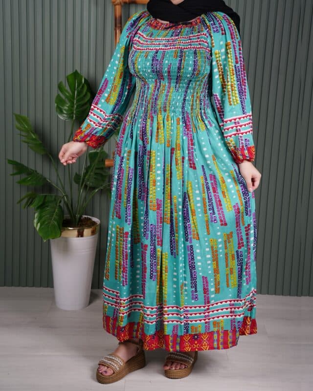 پیراهن بلند قواره بزرگ باران SH7299