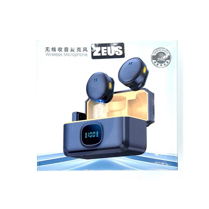 میکروفون بی سیم زئوس مدل مینی MINI WIRELESS LAVALIER ZEUS — تصویر ۵