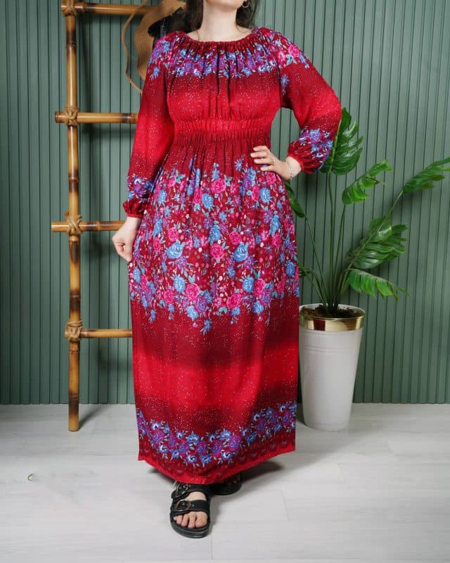 پیراهن ساحلی گلبهار R7532 — تصویر ۶