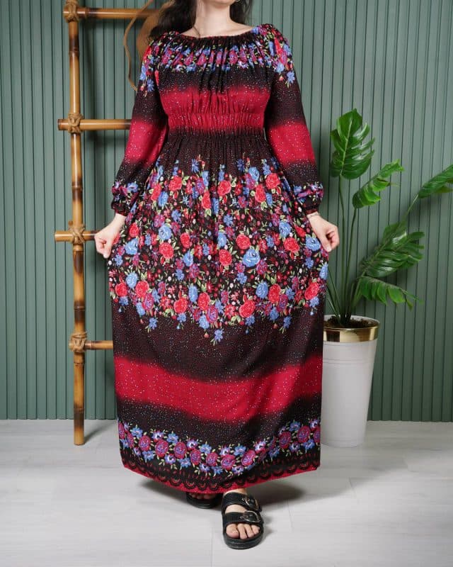 پیراهن ساحلی گلبهار R7532