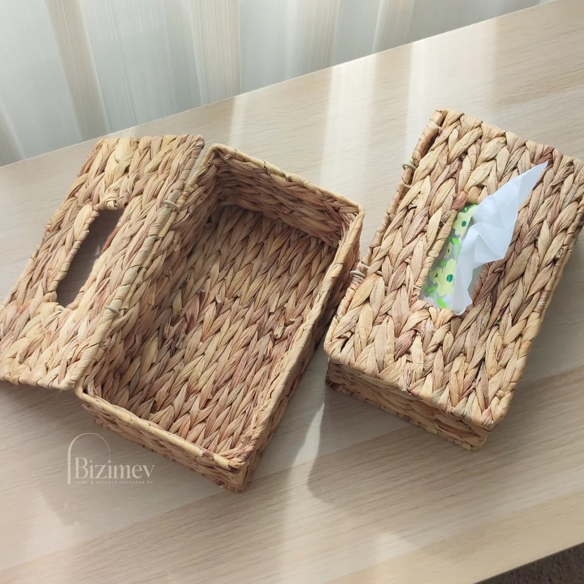 جا دستمال حصیری طرح ایکیا — تصویر ۳