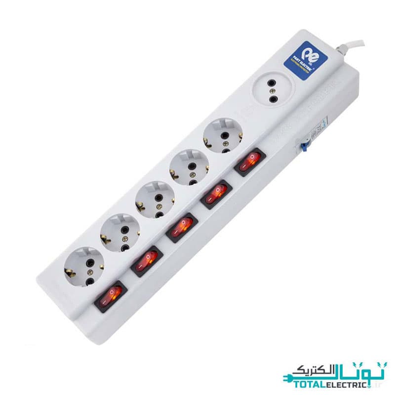 چند راهی 1+5 خانه فیوزدار پارت الکتریک