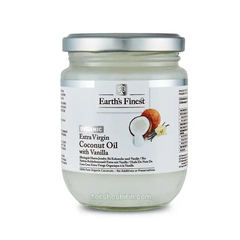 روغن نارگیل با وانیل فرابکر ارگانیک ارث فاینست 200 میلی لیتر