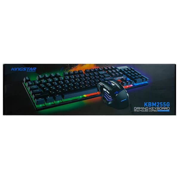 کیبورد و ماوس گیمینگ کینگ استار مدل KBM255G — تصویر ۱۲