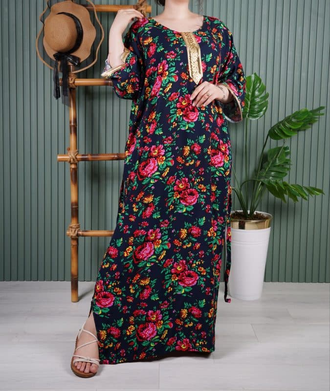ساحلی کتیبه طلایی گل درشت E7496 — تصویر ۹