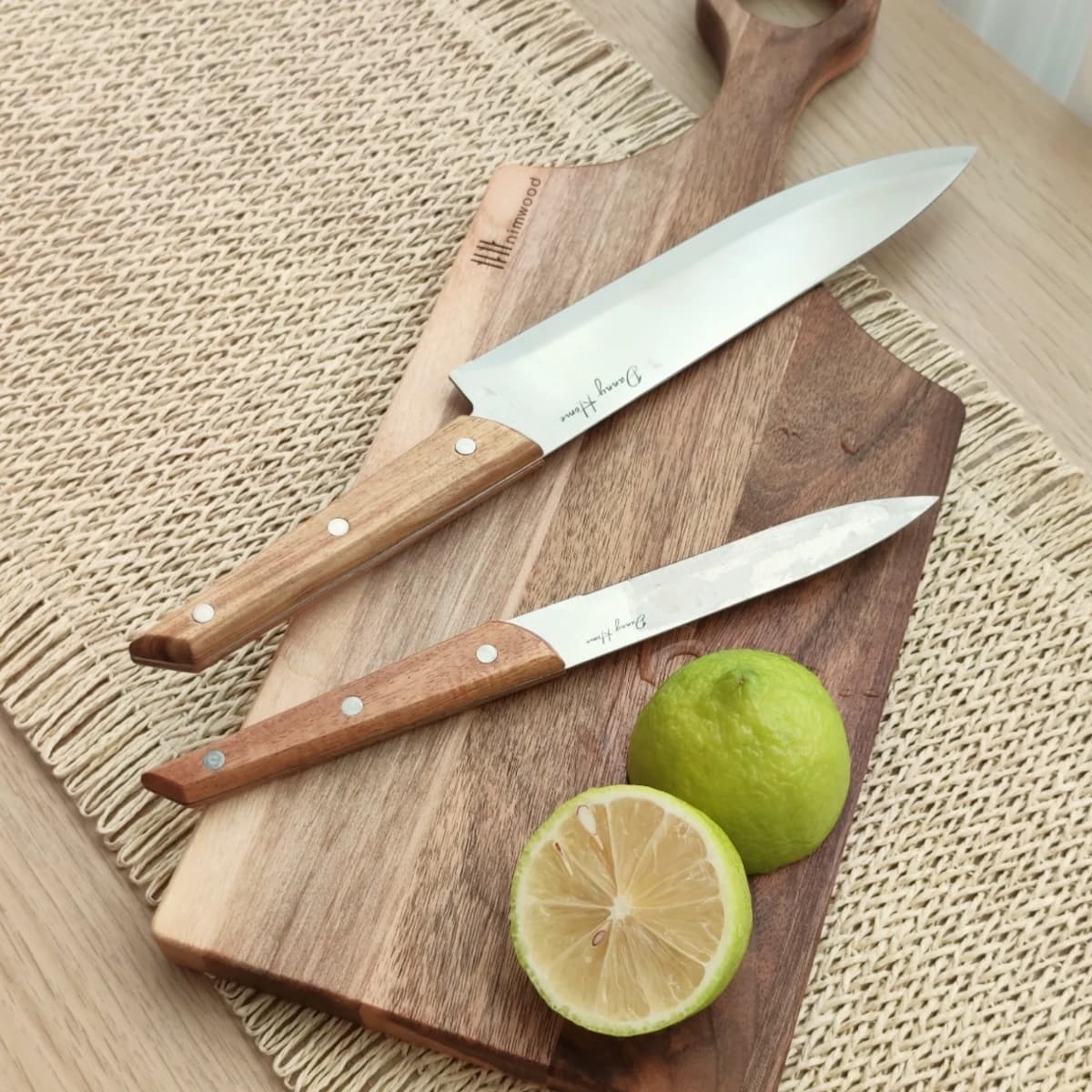 چاقو دسته چوبی دنی هوم