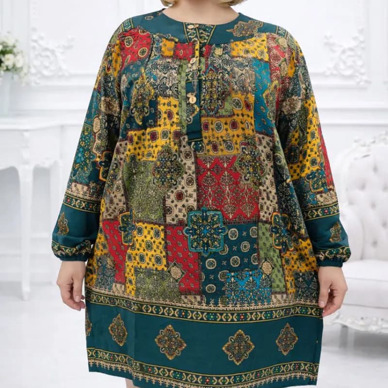 تونیک بیگ سایز اندونزی چهل تیکه (M417)7399 — تصویر ۱۱
