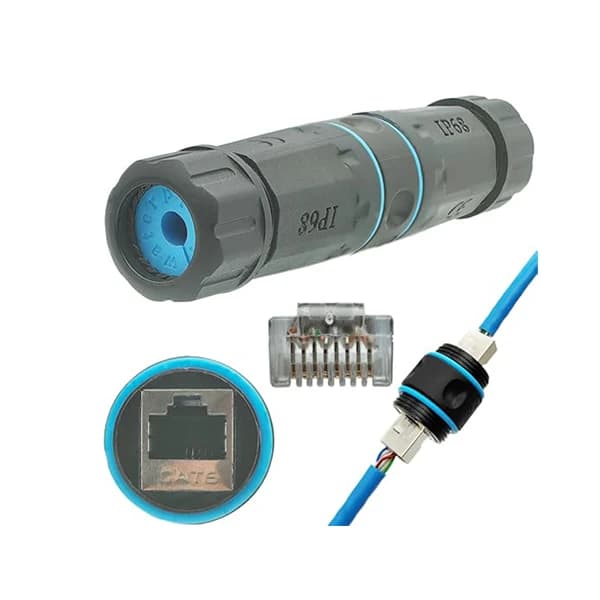 کوپلر شبکه یو بی نت UBnet RJ45 CAT6 S/FTP outdoor extender IP68