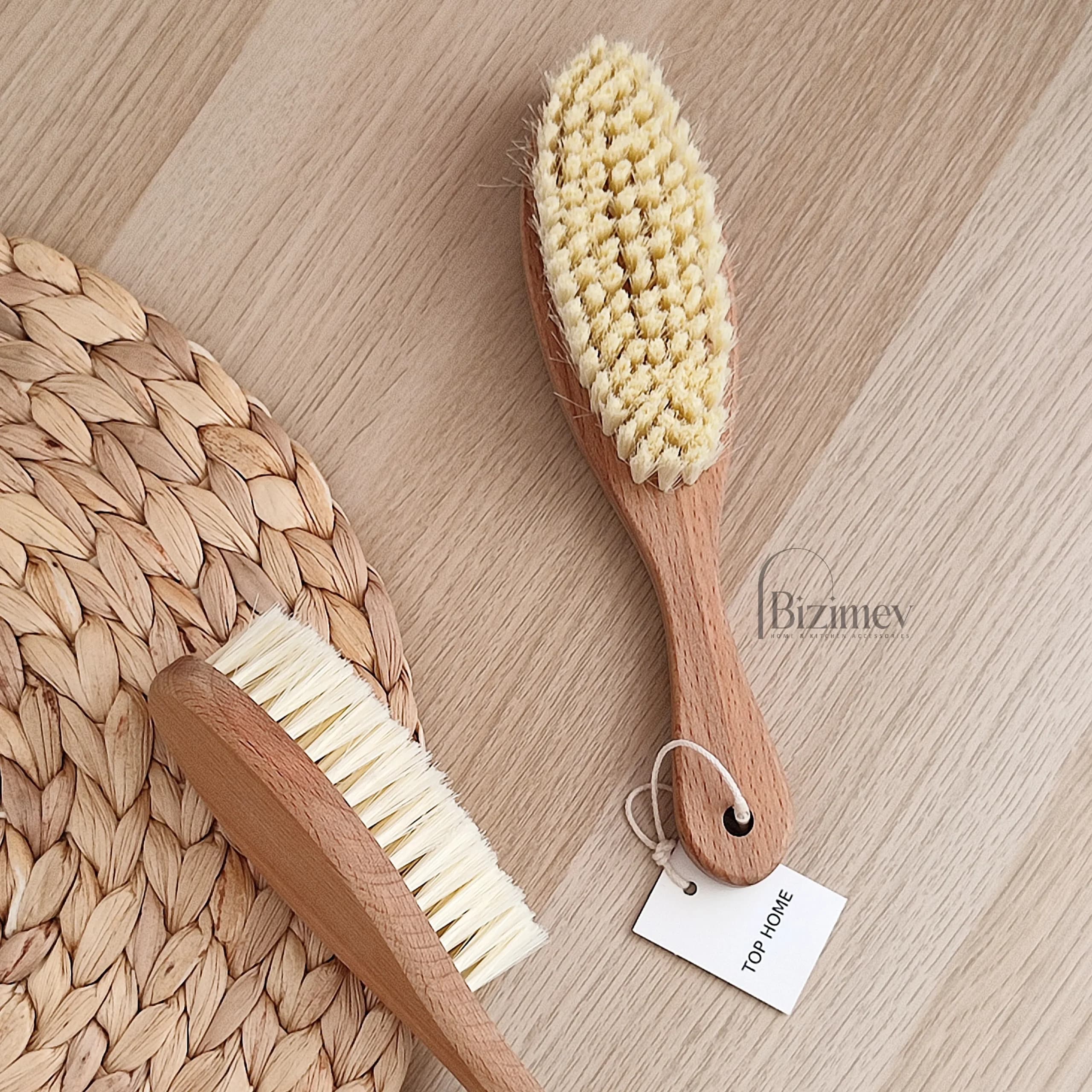 برس تن شوی چوبی ( بیضی )