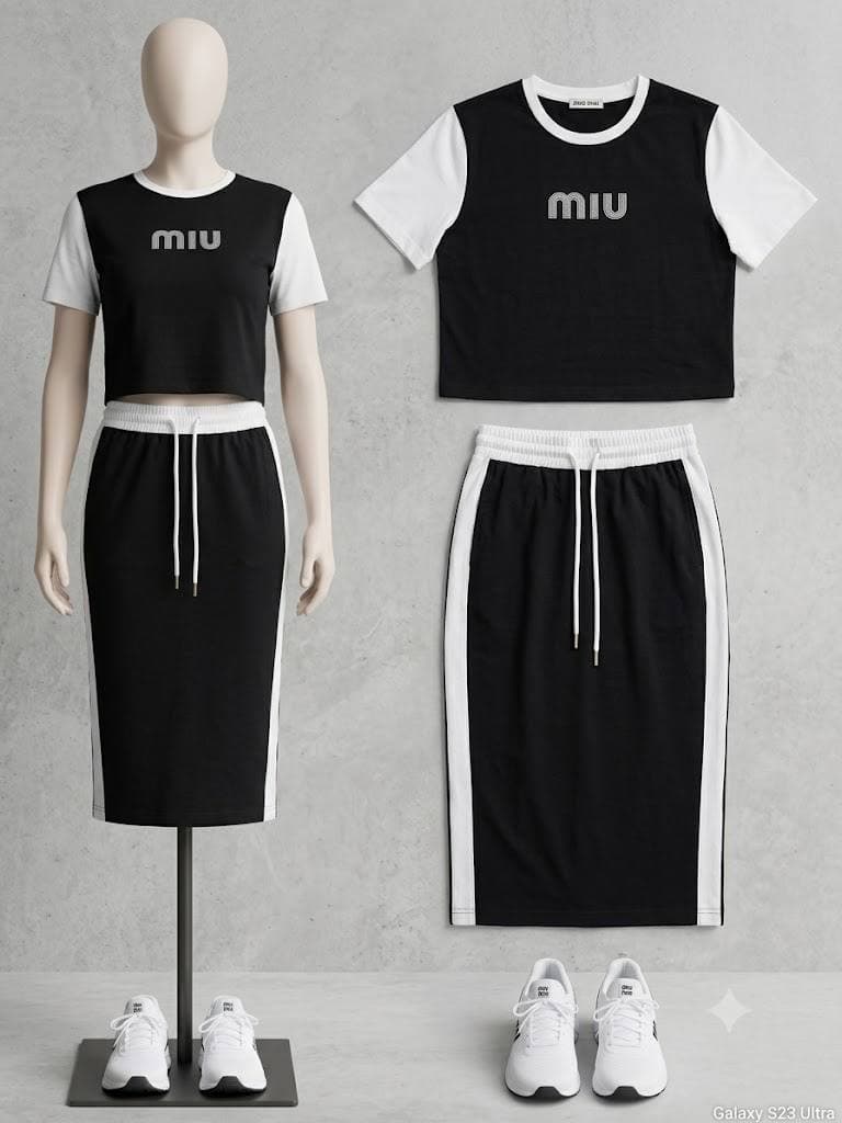 ست تیشرت دامن Miu Miu(عمده) — تصویر ۴