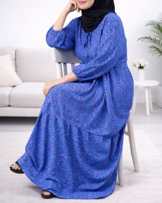 پیراهن ساحلی پفکی E7413