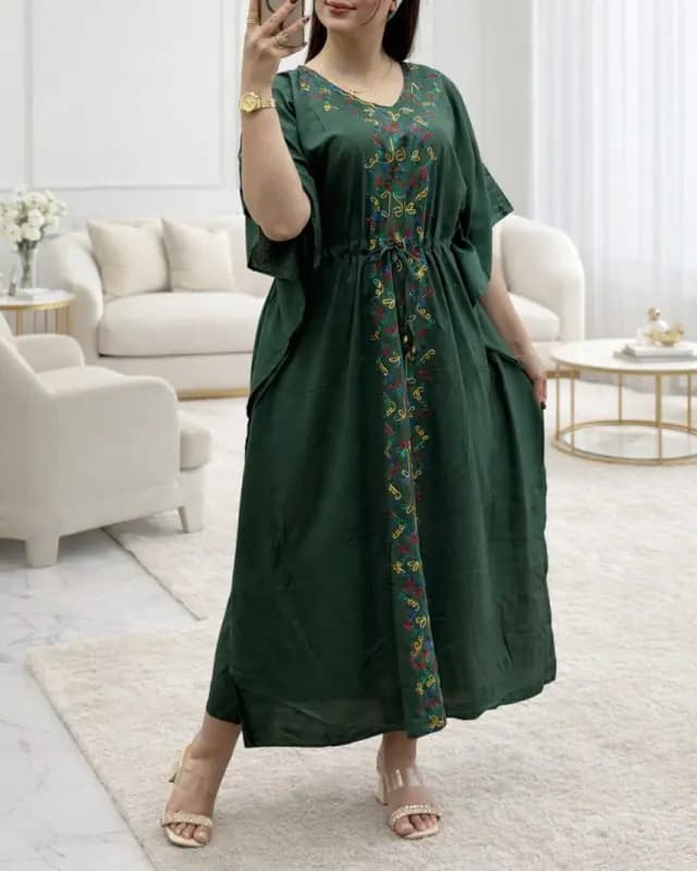 ساحلی پانچ گلدوزی هندی رونیس 7402 — تصویر ۱۲