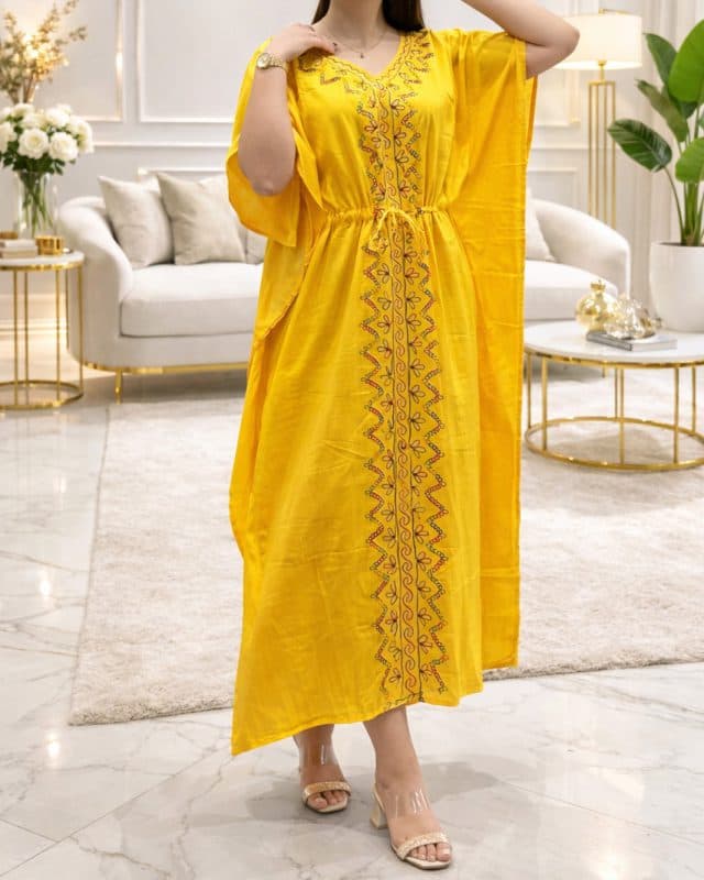 ساحلی پانچ گلدوزی هندی رونیس 7402 — تصویر ۶