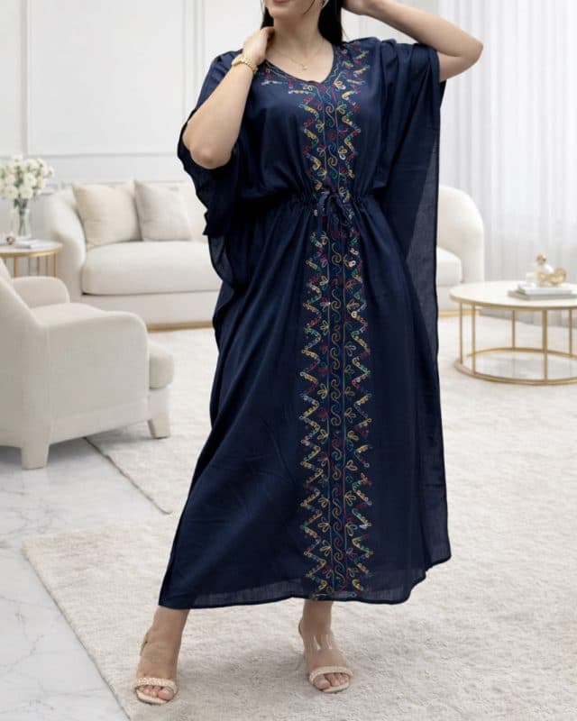 ساحلی پانچ گلدوزی هندی رونیس 7402
