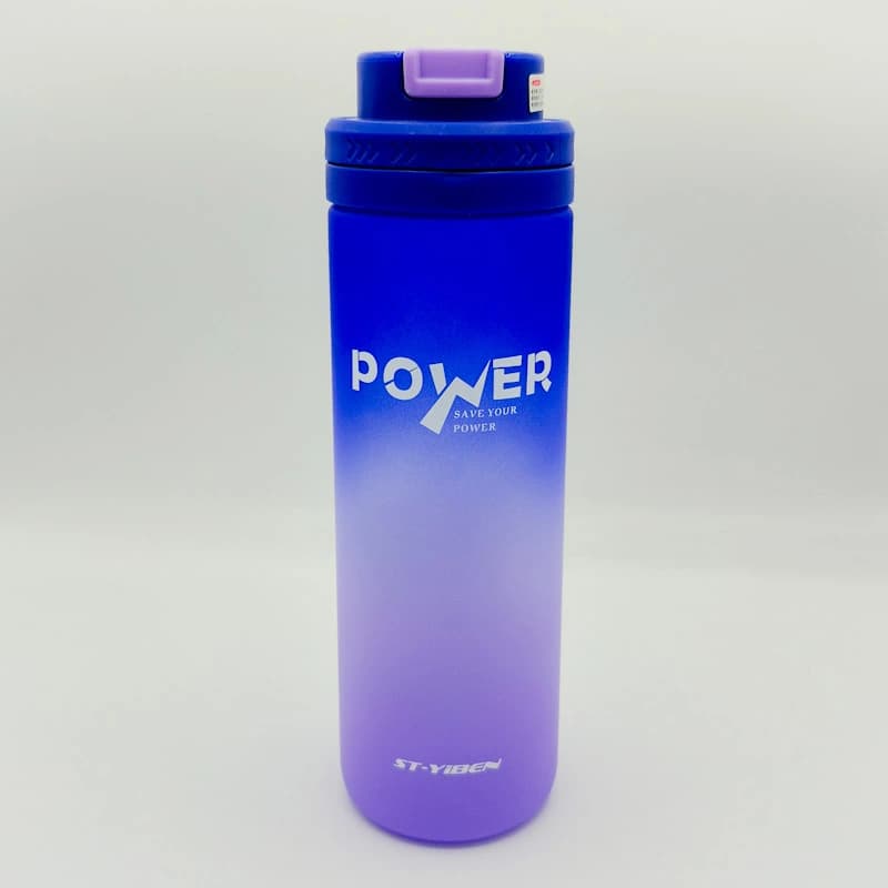 قمقمه ورزشی مدل Power | قمقمه نی‌دار حرفه‌ای با درب قفلی و کاور محافظ (ظرفیت ۸۲۰ میلی‌لیتر) — تصویر ۶